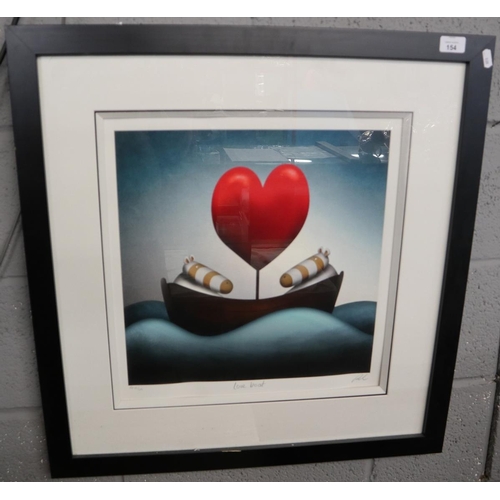 154 - Love Boat by Peter Smith - Artist proof 23/29 - Approx image size: 40cm x 40cm