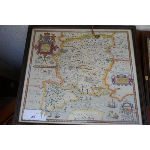 200 - 2 framed maps