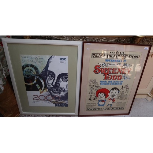 203 - 2 framed theatrical posters