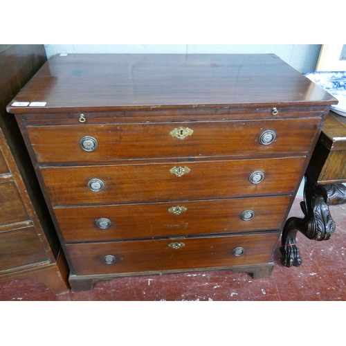 211 - Antique mahogany bachelor's chest - Approx size W: 89cm D: 49cm H: 87cm