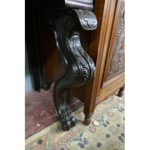 217 - Regency rosewood console table - Approx size: W: 156cm D: 55cm H: 77cm