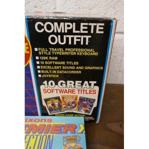 227 - ZX Spectrum + 2 complete 128K computer outfit with 9 games