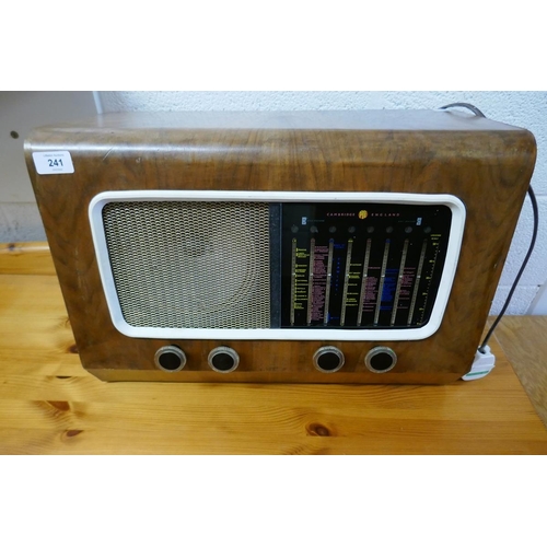 241 - PYE valve radio in working order