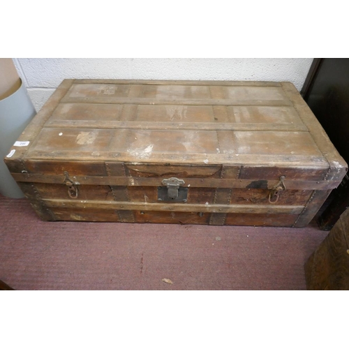 246 - Antique traveller's trunk