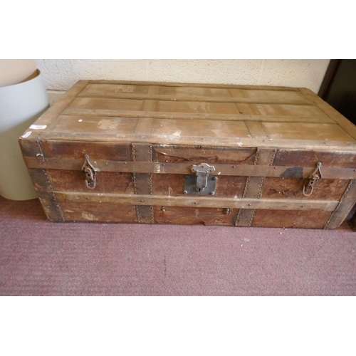 246 - Antique traveller's trunk