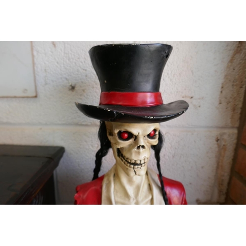 249 - Vintage skeleton figure - Approx height: 87cm