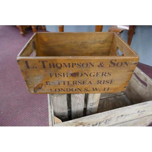 256 - 3 advertising crates