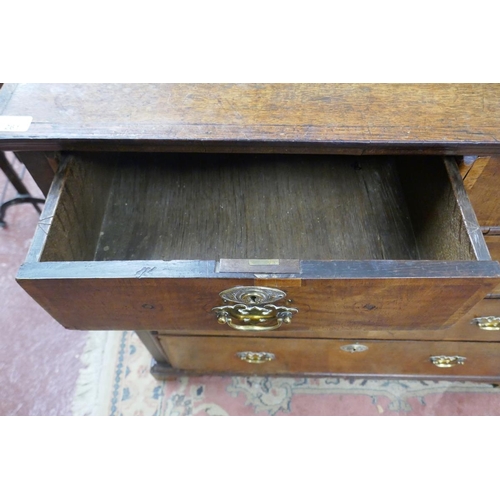 261 - 17th century inlaid walnut chest - Approx size: W: 102cm D: 57cm H: 91cm