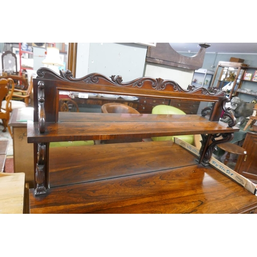 270 - Fine rosewood chiffonier - Approx size: W: 114cm D: 42cm H: 146cm