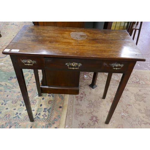 271 - Early fruit wood side table - Approx size: W: 76cm D: 39cm H: 74cm