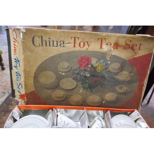 272 - China toy tea set in original box 