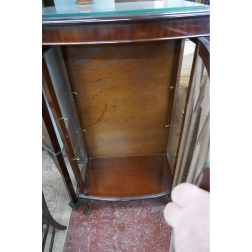 275 - Mahogany display cabinet