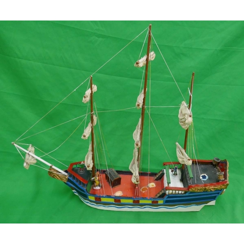 281 - Scratch built model of galleon