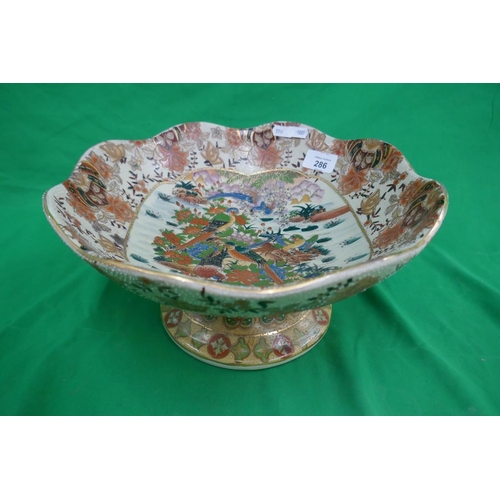 286 - Oriental pedestal bowl