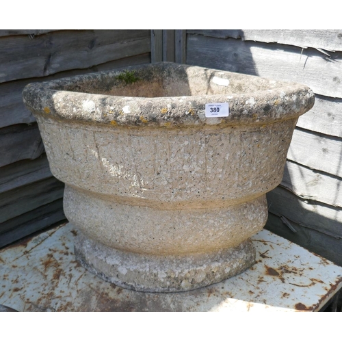 380 - Stone corner planter