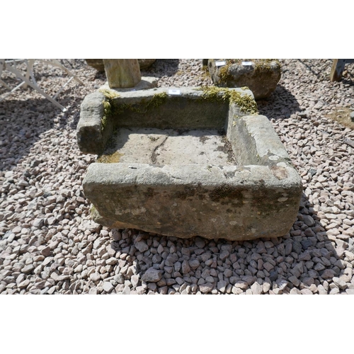 388 - Antique stone trough