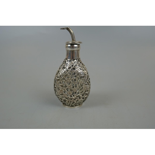 4 - Sterling silver bitters decanter