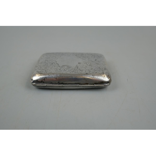 5 - Hallmarked silver cigarette case - Approx weight: 86g