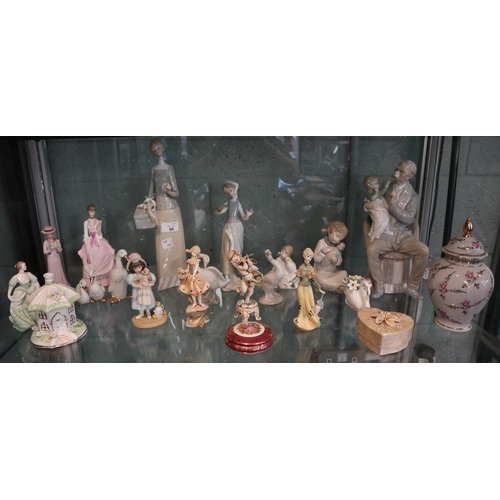 66 - Collection of ceramics to include Lladro