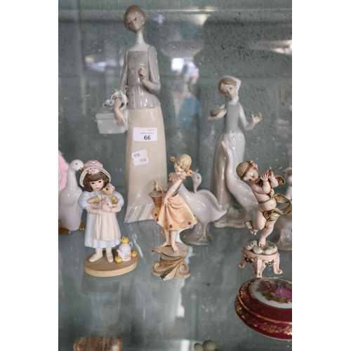 66 - Collection of ceramics to include Lladro