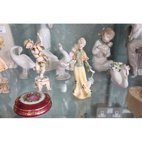 66 - Collection of ceramics to include Lladro