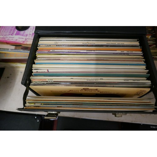 238 - Huge collection of records to include classical and pop etc