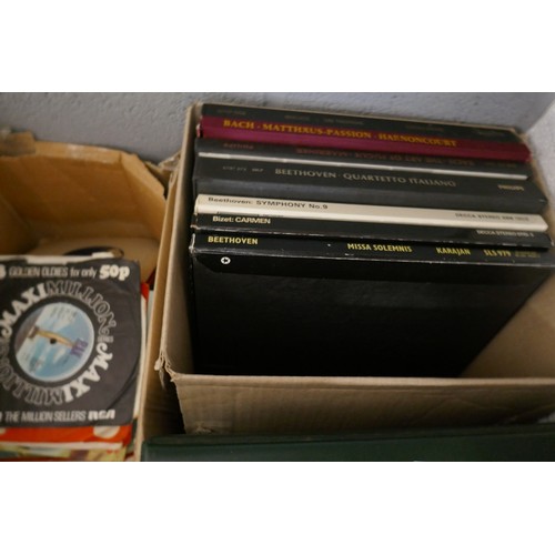 238 - Huge collection of records to include classical and pop etc