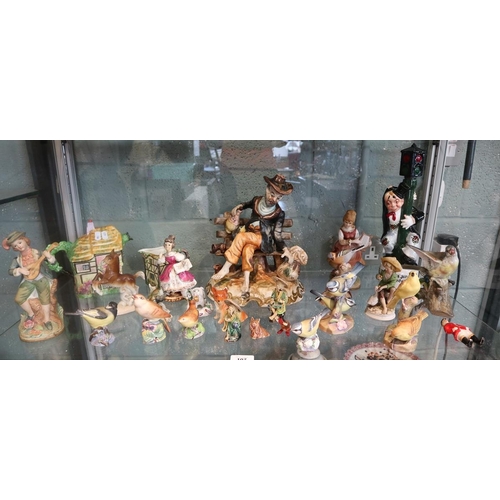 107 - Collection of ceramic figures