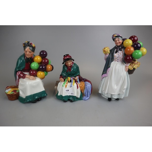 139 - 3 Royal Doulton figurines