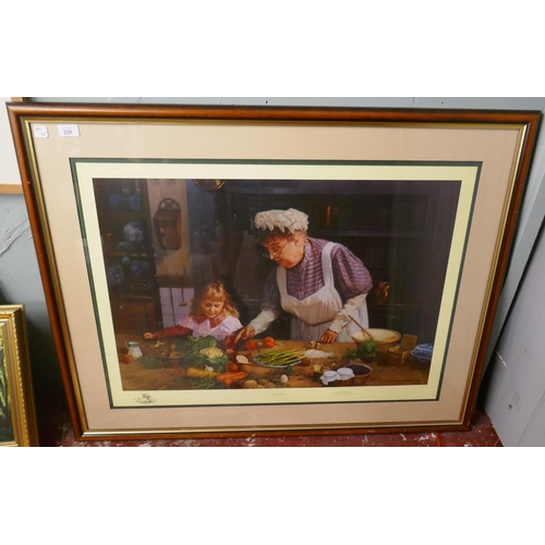 220 - David Shepherd L/E print - Granny's Kitchen