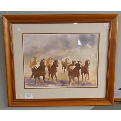 241 - Watercolor by Norman Sinclair of 