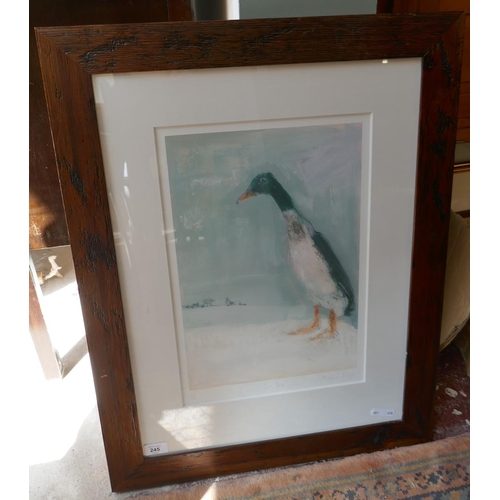 245 - L/E print by Madeline Floyd - Snow duck 133/195