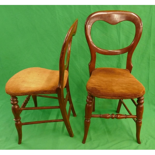 269 - Set of 6 Victorian dining chairs