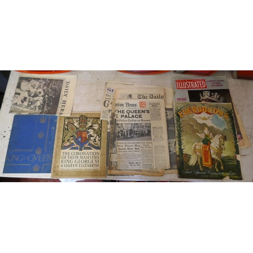 287 - Collection of Coronation ephemera