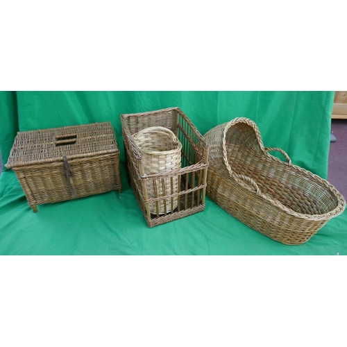 289 - 4 wicker baskets