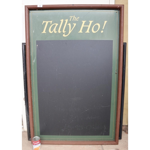 456 - The Tally Ho pub sign - Approx size: 80cm x 120cm