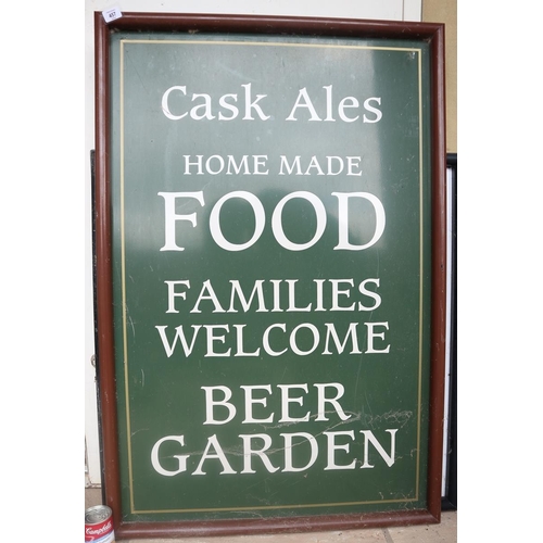 457 - Cast Ales sign - Approx size: 80cm x 120cm