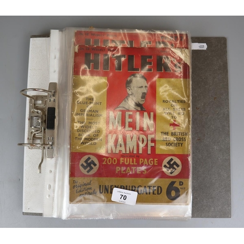 70 - Full set of Hitler's Mein Kampf magazine 1-18