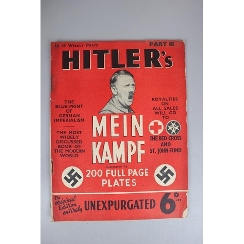 70 - Full set of Hitler's Mein Kampf magazine 1-18