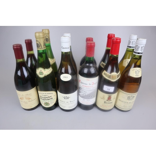 78 - Collection of wine from the Victoria Wine Company