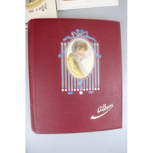 87 - Postcard album with other loose cards