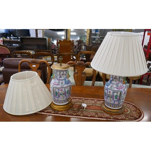 98 - Pair of Oriental lamps