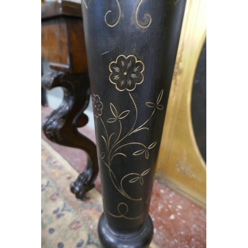 267 - Ebonised torchere - Approx height: 104cm