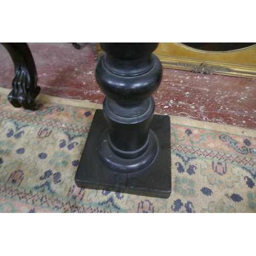 267 - Ebonised torchere - Approx height: 104cm