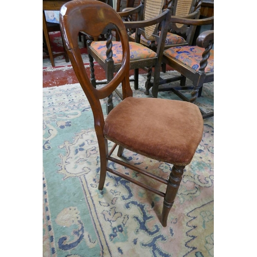 269 - Set of 6 Victorian dining chairs