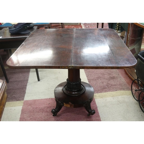 234 - Victorian rosewood tea table