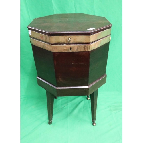 239 - Georgian mahogany wine cooler