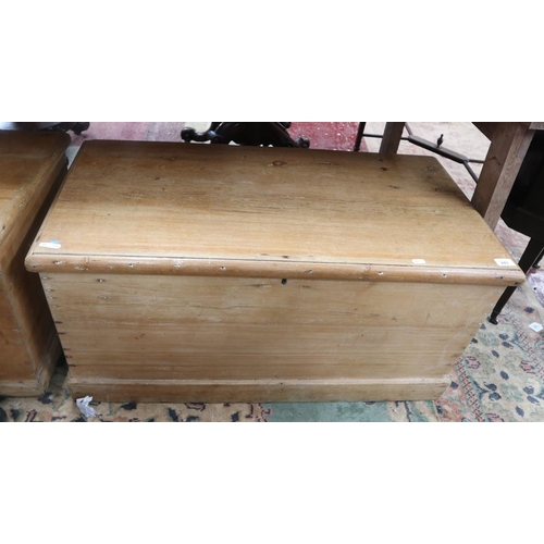 243 - Pine chest - Approx size: W: 94cm D: 47cm H: 46cm