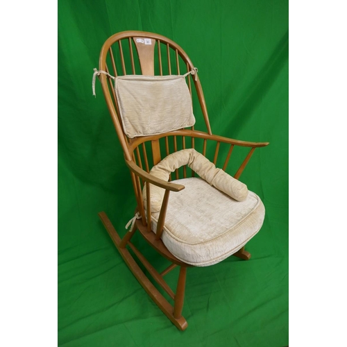 301 - Blonde elm Ercol rocking chair