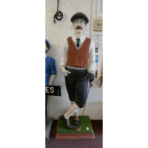 332 - Large golfing figure - Approx height: 200cm